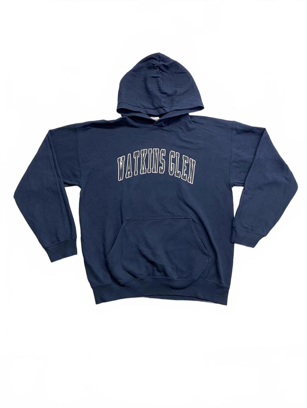Watkins Glen Gildan Heavyweight Blend Hoodie - Navy Blue